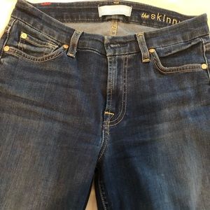 7 for all man kind b(air) skinny jean size 26